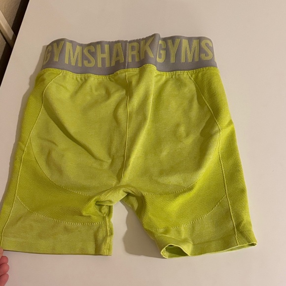 Gymshark Lime Green Athletic Shorts - Picture 2 of 4